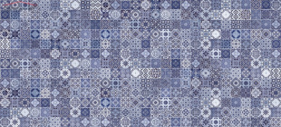 Плитка Cersanit Hammam рельеф голубой HAG041D (20x44)